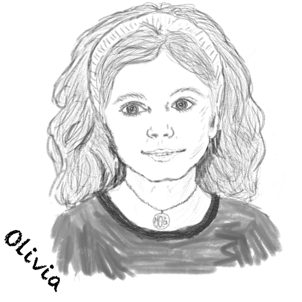 Olivia pencil sketch